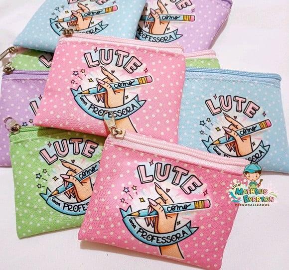 25 Porta Moedas Personalizado Dia dos Professores