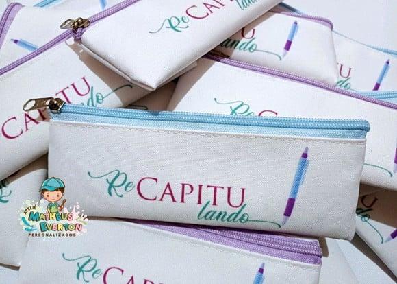30 Estojos Slim Tam:19x7cm, Personalizamos com Sua Logo