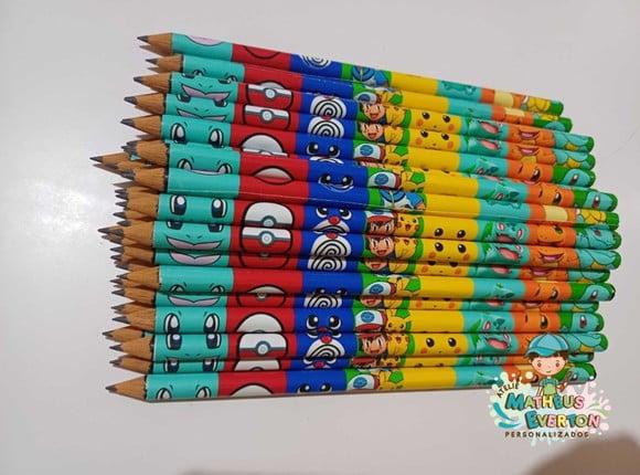 30 Lapis Personalizado Pokémon