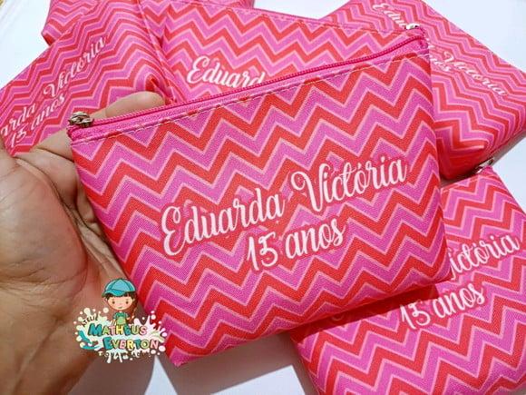 30 Necessaire Personalizada 15 Anos (fazemos Todos os Temas)