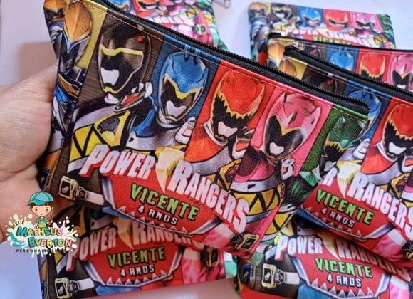 30 Necessaires Personalizada Power Ranger