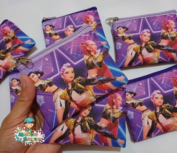 30 Porta Moedas Guerreiras do K-pop Tamanho: 10x12cm