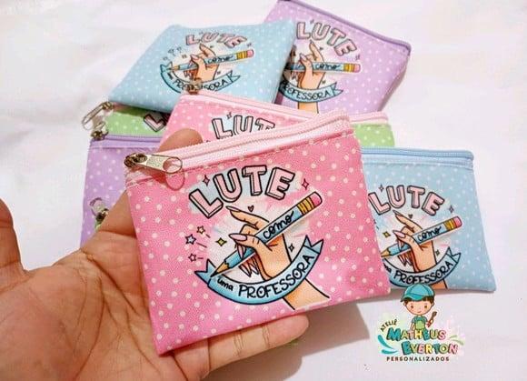 30 Porta Moedas Personalizado Dia dos Professores