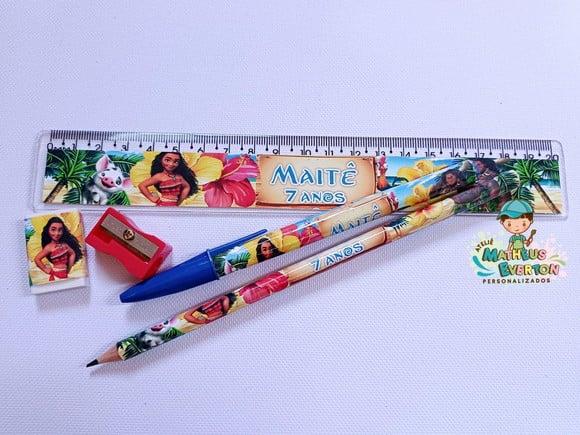 30 Super Kits Escolares Personalizados Moana