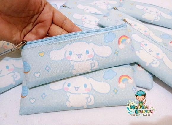 40 Estojos Slim Personalizado Cinnamoroll Tam: 19x7cm