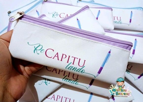 40 Estojos Slim Tam:19x7cm, Personalizamos com Sua Logo