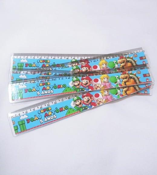 40 Régua Personalizada Super Mario