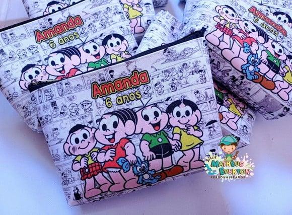 45 Necessaires Personalizada Turma da Mônica