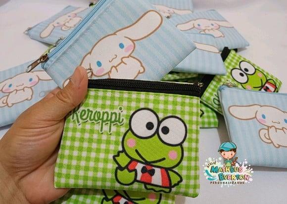 45 Porta Moedas Hello Kitty Tamanho: 10x12cm