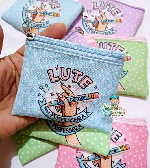 50 Porta Moedas Personalizado Dia dos Professores