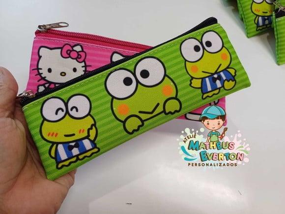 60 Estojo Slim Personalizado Hello Kitty Tam 19x7 e 60 Lápis
