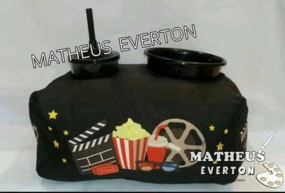 Almofada de Pipoca Personalizada Cinema (faço Outros Temas)