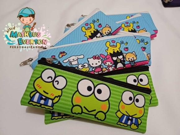 Estojo Slim Personalizado Hello Kitty Tam: 19x7