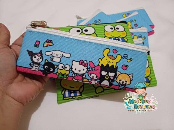 Estojo Slim Personalizado Hello Kitty Tam: 19x7