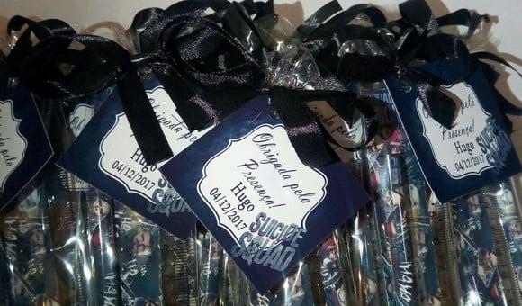 Kit Lápis e Régua Personalizado Esquadrão Suicida