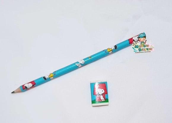 Lapis Borracha Personalizado Tema Snoopy