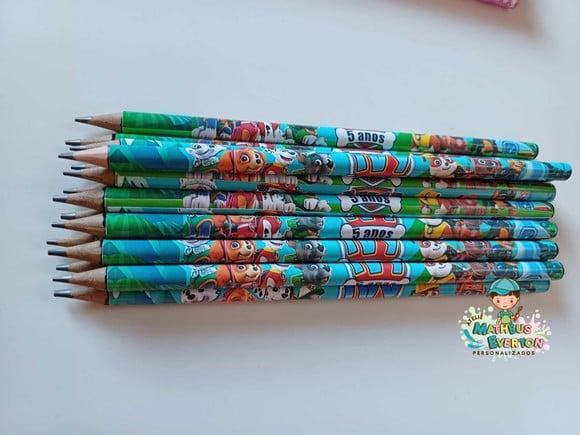 Lápis Personalizado Patrulha Canina