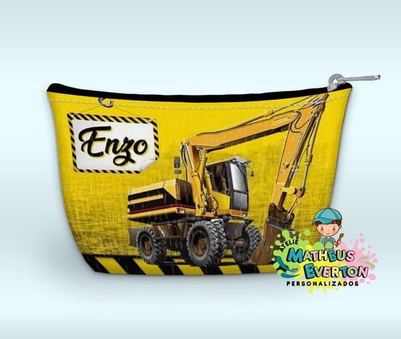 Necessaire Personalizada Construção ( Faço Outros Modelos).
