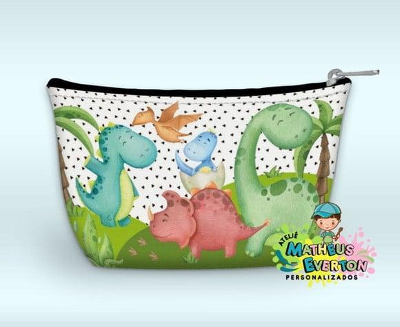 Necessaire Personalizada Dino Baby (faço Outros Modelos).