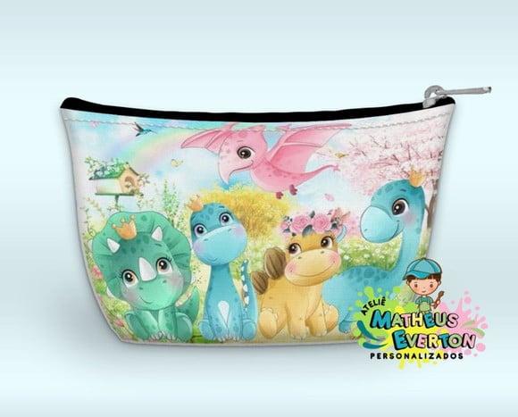 Necessaire Personalizada Dino Baby (faço Outros Modelos).