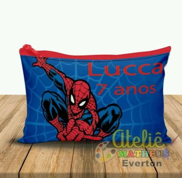 Necessaire Personalizada Homem-aranha