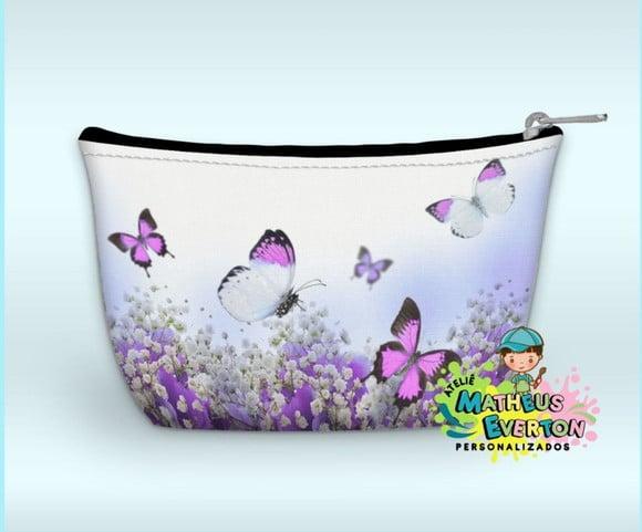 Necessaire Personalizada Jardim das Borboleta