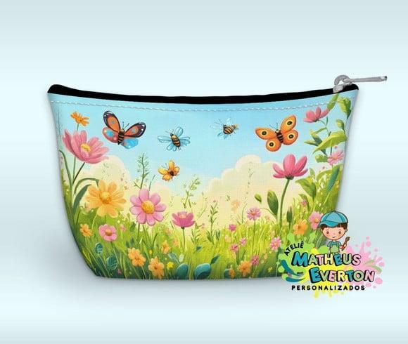 Necessaire Personalizada Jardim das Borboletas
