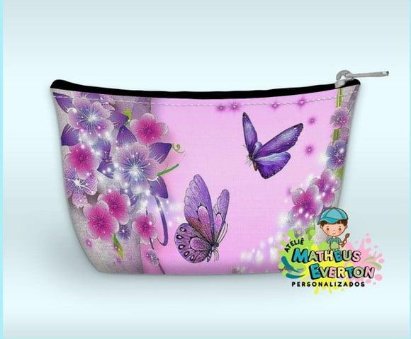 Necessaire Personalizada Jardim das Borboletas