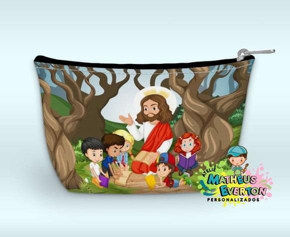 Necessaire Personalizada Jesus e as Crianças