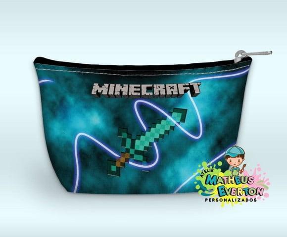 Necessaire Personalizada Minecraft (faço Outros)