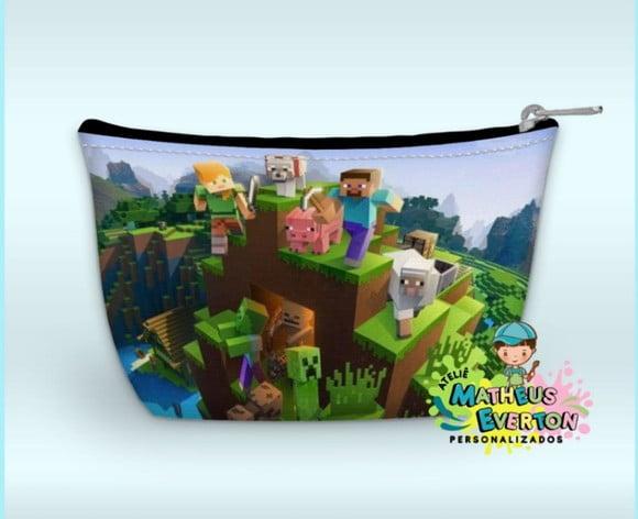 Necessaire Personalizada Minecraft (faço Outros)
