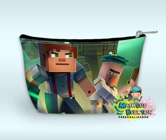 Necessaire Personalizada Minecraft (faço Outros)