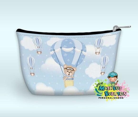 Necessaire Personalizada Ursinho Aviador