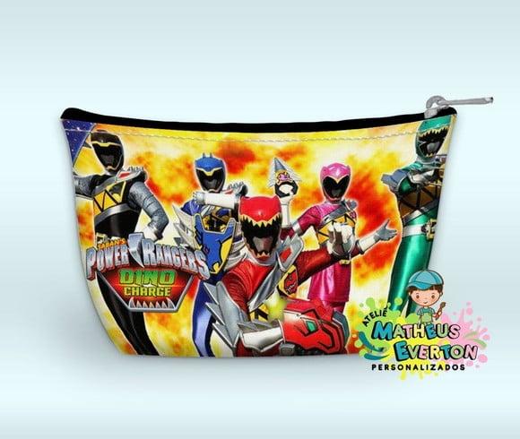 Necessaire Power Rangers Dino Charge ( Faço Outros Modelos )