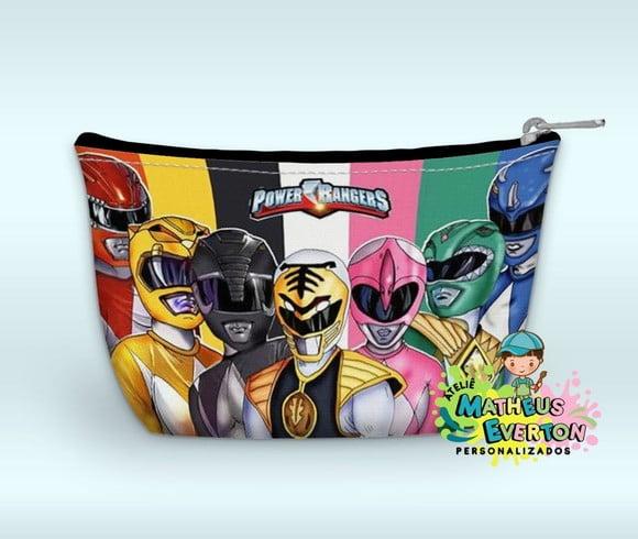 Necessaire Power Rangers Mighty Morphin Faço Outros Modelos