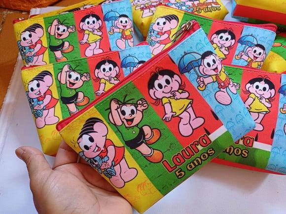25 Necessaires Personalizada Turma da Mônica