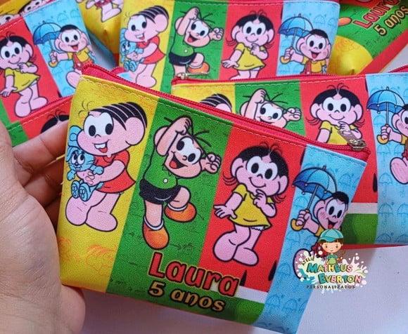 25 Necessaires Personalizada Turma da Mônica