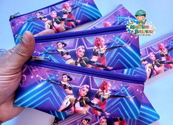 30 Estojos Slim Guerreiras do Kpop Tam: 19x7cm