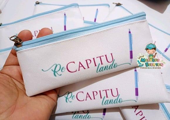 30 Estojos Slim Tam:19x7cm, Personalizamos com Sua Logo