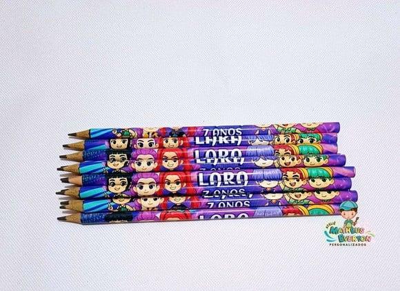 30 Lapis Personalizado Guerreiras de K-pop Cute