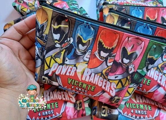 30 Necessaires Personalizada Power Ranger