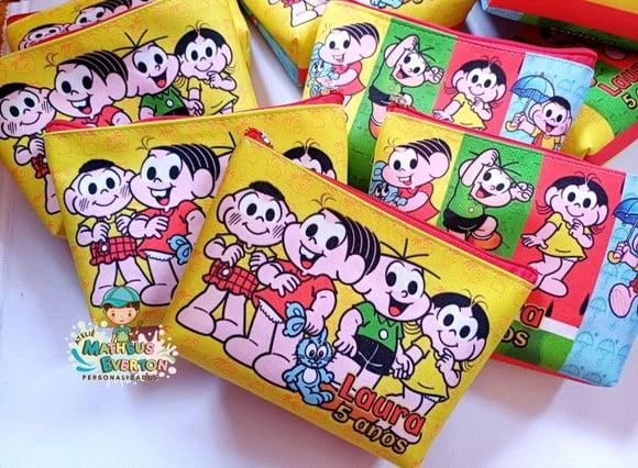 30 Necessaires Personalizada Turma da Mônica