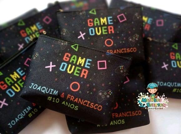 30 Necessaires Personalizada Vídeo Game