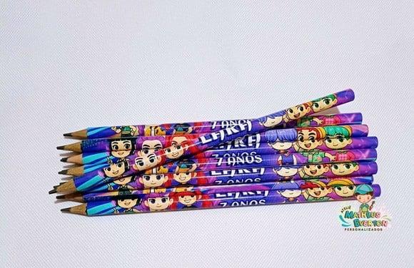 35 Lapis Personalizado Guerreiras de K-pop Cute