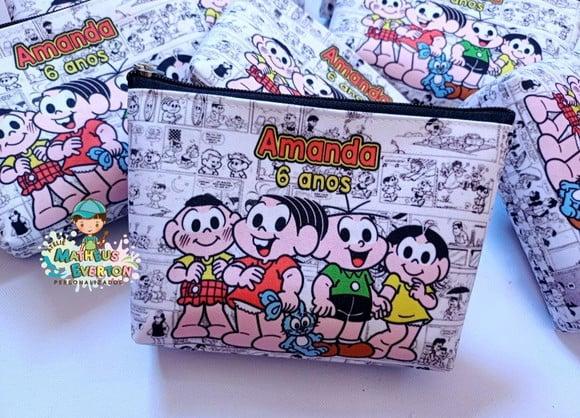 35 Necessaires Personalizada Turma da Mônica