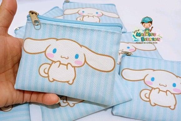 35 Porta Moedas Cinnamoroll Tamanho: 10x12cm