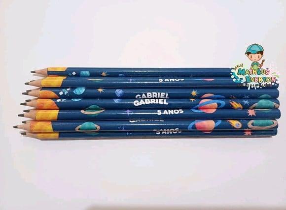 45 Lapis Personalizado Espaço (fazemos Todos os Temas)
