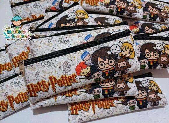 50 Estojos Slim Personalizado Harry Potter Tamanho 19x7