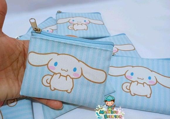 50 Porta Moedas Cinnamoroll Tamanho: 10x12cm