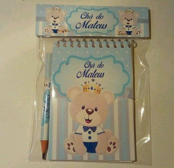 Bloquinho Personalizado - Ursinho